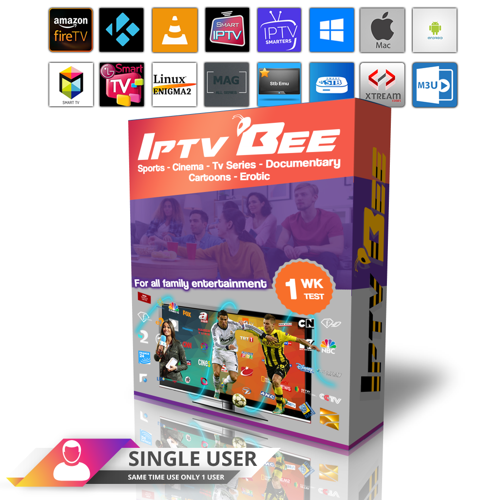 1 Week IPTV Subscription